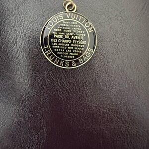 Louis Vuitton Black and Gold Medallion